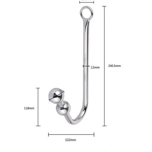 Beaded Collar and 5334 Cuffs Anal with Hook Elegant 0722